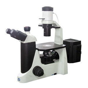 Laboratory Inverted Fluorescence Microscope with U, V, B, G Chroma filters