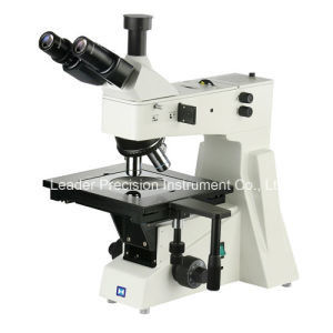 Large stage Upright Metallurgical Microscope with bright and dark field
