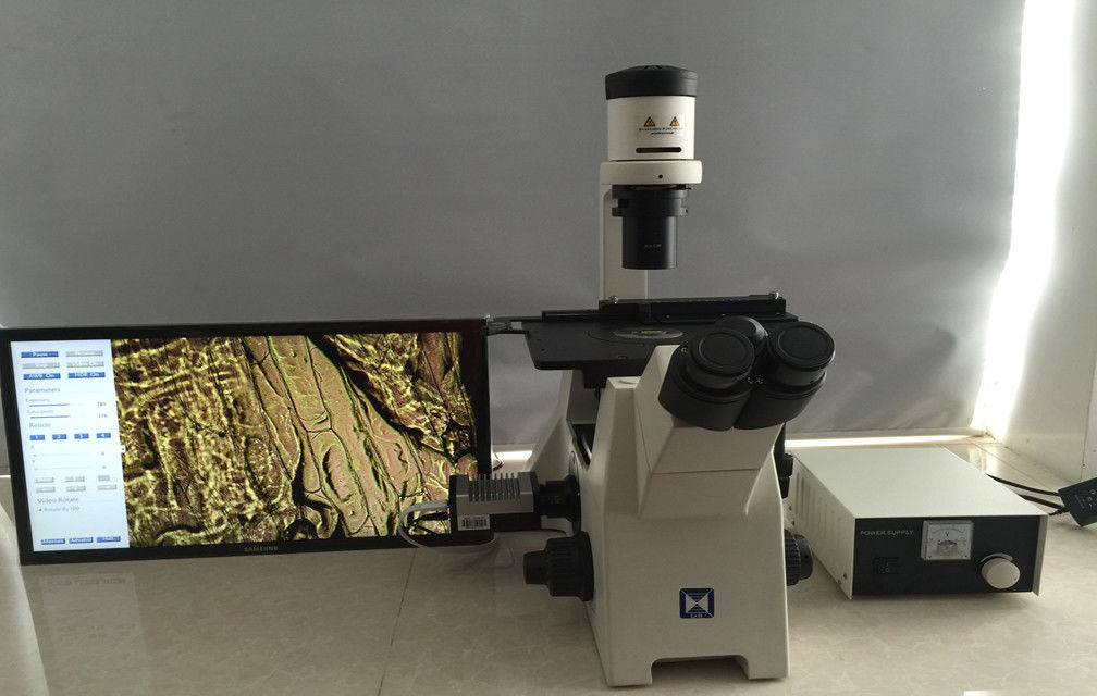 Trinocular Inverted Biological Microscope For Research Cell Culture